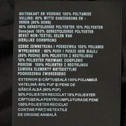 Pre Owned Prada Black Nylon Down Puffer Jacket XS