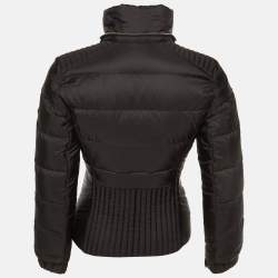 Pre Owned Prada Black Nylon Down Puffer Jacket XS