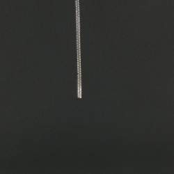 Pre Owned توب برادا بلا أكمام مثلث شعار بالمينا توب قصير أسود صغير