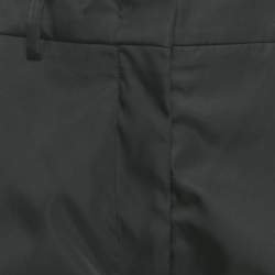 مملوكة مسبقًا Prada Black Re-Nylon Logo Triangle Shorts S