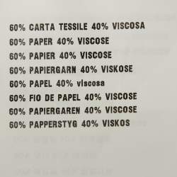 مملوكة مسبقًا تنورة برادا ميدي مزيج فيسكوز بتطبيق ثلاثي الشعار رمادي صغيرة (سمول)