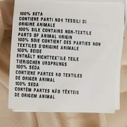 مملوكة مسبقًا Prada Pink Floral Print Plisse Midi Skirt S