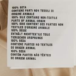 مملوكة مسبقًا Prada Pink Floral Print Plisse Midi Skirt S