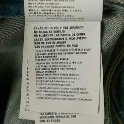 Pre Owned Prada Blue Washed Denim Playsuit M