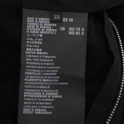 مملوكة مسبقًا فستان برادا قصير بلا أكمام من الكريب المطاطي أسود مقاس صغير (سمول)