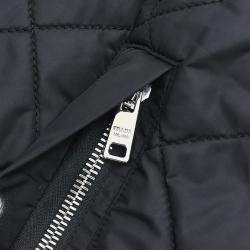 Pre Owned Prada Zip Up Jacket Black XXL