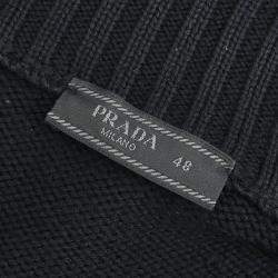 Pre Owned Prada Zip Up Jacket Black XXL