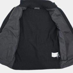 Pre Owned Prada Zip Up Jacket Black XXL