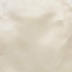 مملوكة مسبقًا Prada Cream Satin Mini Skirt S