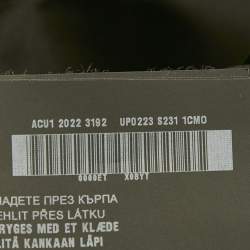 Pre Owned Prada Black Cotton Staight Leg Pants M