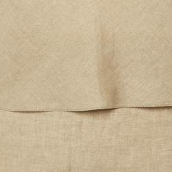 مملوكة مسبقًا Prada Vintage Beige/Pink Linen & Silk Skirt Set L