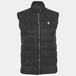 Pre Owned Prada Black Nylon Down Vest M