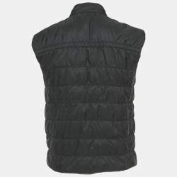 مملوكة مسبقًا صدرية برادا نايلون سوداء مقاس متوسط