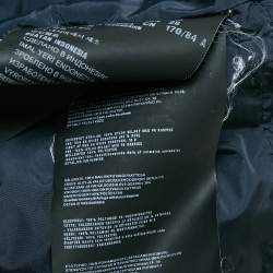 Pre Owned جاكيت برادا نيلون أزرق كحلي مبطّن مقاس متوسط - ميديوم