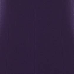 Pre Owned فستان برادا بنفسيجي من الصوف الخالص واسع ميدي مقاس صغير