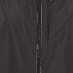 Pre Owned جاكيت برادا نايلون أسود مقاس كبير (لارج)