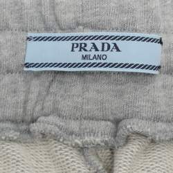 Pre Owned Prada Grey Jersey Jogger M