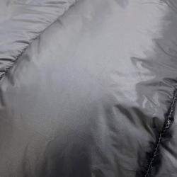 Pre Owned فيست برادا كروب جاكيت مبطن بشعار مثلثي مقاس 40 أسود نايليون 100%