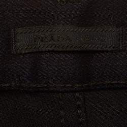 Pre Owned Prada Blue Denim Tapered Fit Jeans L/Waist 33"