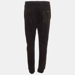 Pre Owned Prada Black Jersey Jogger Pants M