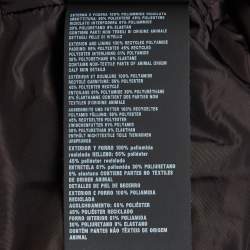 Pre Owned جاكيت برادا منفوخ ناعم أسود مقاس متوسط (ميديوم)