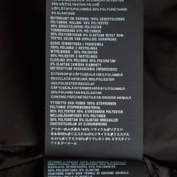 Pre Owned جاكيت برادا منفوخ ناعم أسود مقاس متوسط (ميديوم)