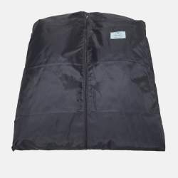 مملوكة مسبقًا Prada Black Crepe Deep V-Neck Cady Maxi Dress M