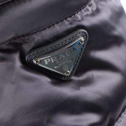 Pre Owned معطف برادا طويل مبطن مقاس 40