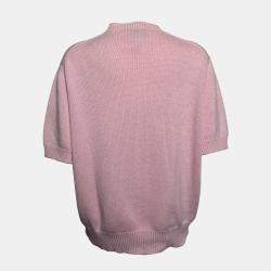 Pre Owned Prada Cashmere Crew Neck Top IT 40