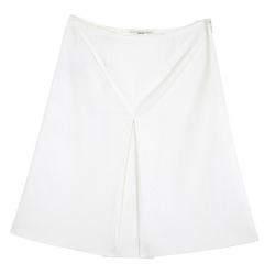 Pre Owned Prada Single Box Pleat Skirt S