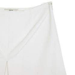Pre Owned Prada Single Box Pleat Skirt S