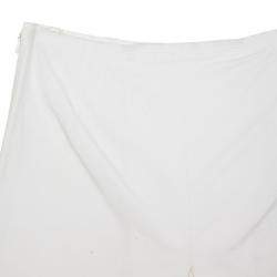 Pre Owned Prada Single Box Pleat Skirt S