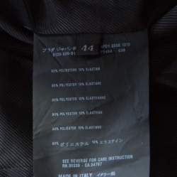 Pre Owned Prada Black Techno Stretch Knit Classic Fit Tailored Jacket M