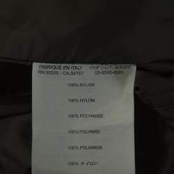 Pre Owned Prada Olive Green Nylon Sports Jacket M