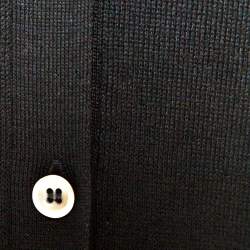 Prada Black Wool Knit Button Front Cardigan XS