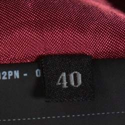 Pre Owned Prada Pink Poster Girl Print Coated Cotton Sleeveless Dress S