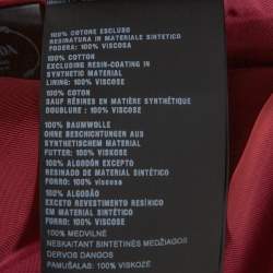 Pre Owned Prada Pink Poster Girl Print Coated Cotton Sleeveless Dress S