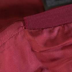 Pre Owned Prada Pink Poster Girl Print Coated Cotton Sleeveless Dress S