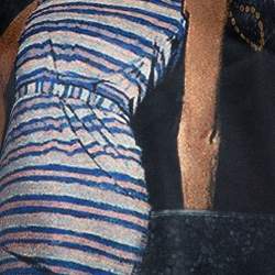 Pre Owned Prada Black Poster Girl Print Wool & Silk Mikado Top S