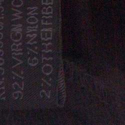 Prada Black Wool Tapered Trousers M