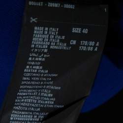 Prada Royal Blue Crepe Sleeveless Shift Dress S