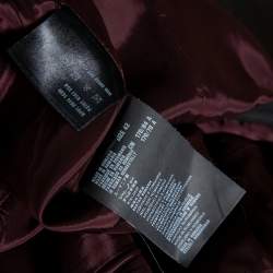 Pre Owned فستان برادا ريسين ساتان أكمام قصيرة مقاس متوسط - ميديوم