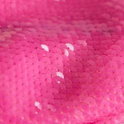 Pre Owned Prada Cream Knit Sequin Embellished Sleeveless Top M