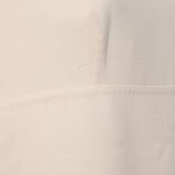 مملوكة مسبقًا Prada Cream Cotton Sleeveless Midi Dress M