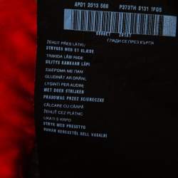 Prada Red & Black Cotton Belted Midi Dress M