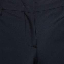 Prada Black Cropped Technical Trousers L