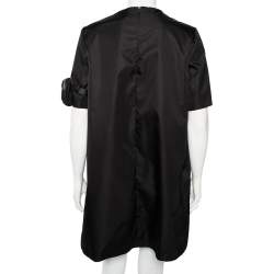 Prada Black Re-Nylon Shift Dress M