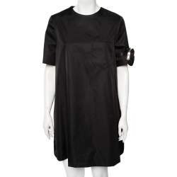 Prada Black Re-Nylon Shift Dress M