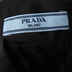 Prada Black Re-Nylon Shift Dress M
