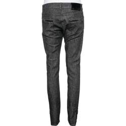 مملوكة مسبقًا Prada Black Denim Contour Fit Skinny Jeans M